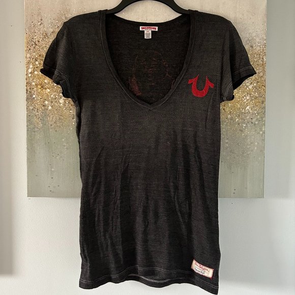 🇺🇸 True Religion Rhinestone Buddha T-Shirt (NWOT) - Picture 3 of 13